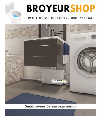 Sanibroyeur Saniaccess pump