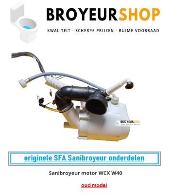 Sanibroyeur WCX W40 motor
