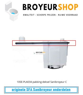deksel pakking Sanibroyeur C 10SE-PLA034