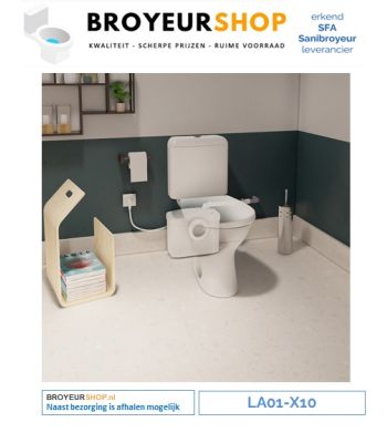 Sanibroyeur LA01-X10, Sanibroyeur X2, 