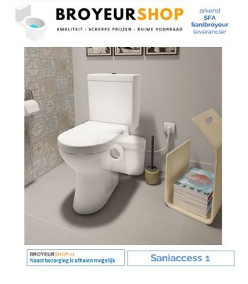 Saniaccess 1 www.broyeurshop.nl