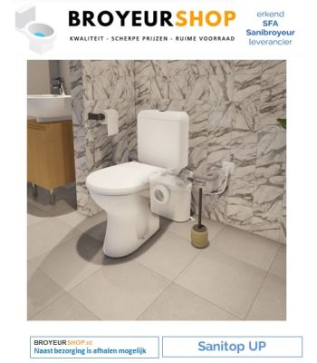 Sanibroyeur Sanitop  www.broyeurshop.nl