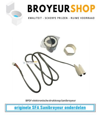 Sanibroyeur Dubbele spoelknop BPDF