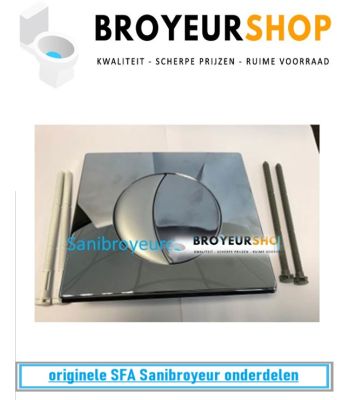 Sanibroyeur 80SI-31181710 Sanicombi bedieningspaneel mat/chroom
