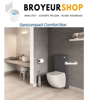 Sanibroyeur Sanicompact Comfort Box C72LVCPLUSACNL (antraciet)