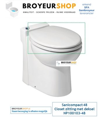 Sanicompact 48
Closet zitting met deksel
NP100103-48