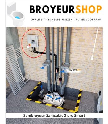 Sanibroyeur Sanicubic 2 pro R4STDIP68NMSMART
