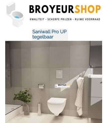 Sanibroyeur Saniwall Pro UP tegelbaar  WALLPROUPDAC
