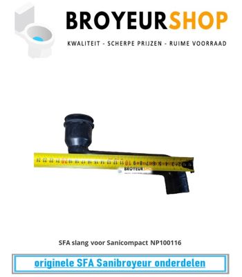 Sanibroyeur NP100106 afvoerslang (lang)   